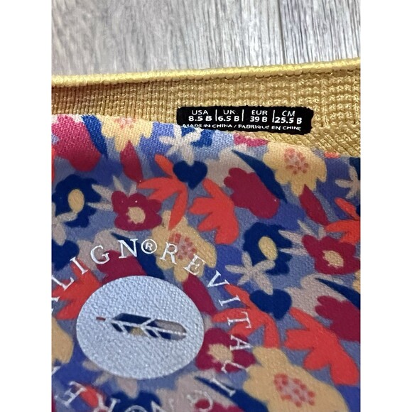 NEW WACO Revitalign Slide Womens Orthotic Slip On Mules Sneakers Sz 8.5B Yellow - Picture 4 of 6